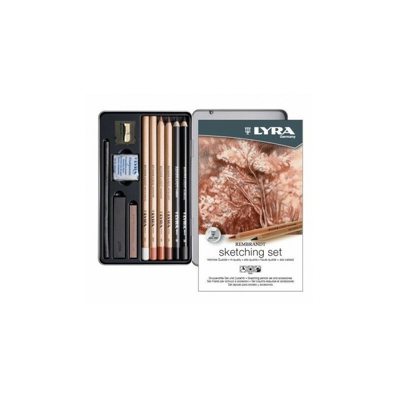 Lyra Rembrandt Sketching Set Matite 12pz.